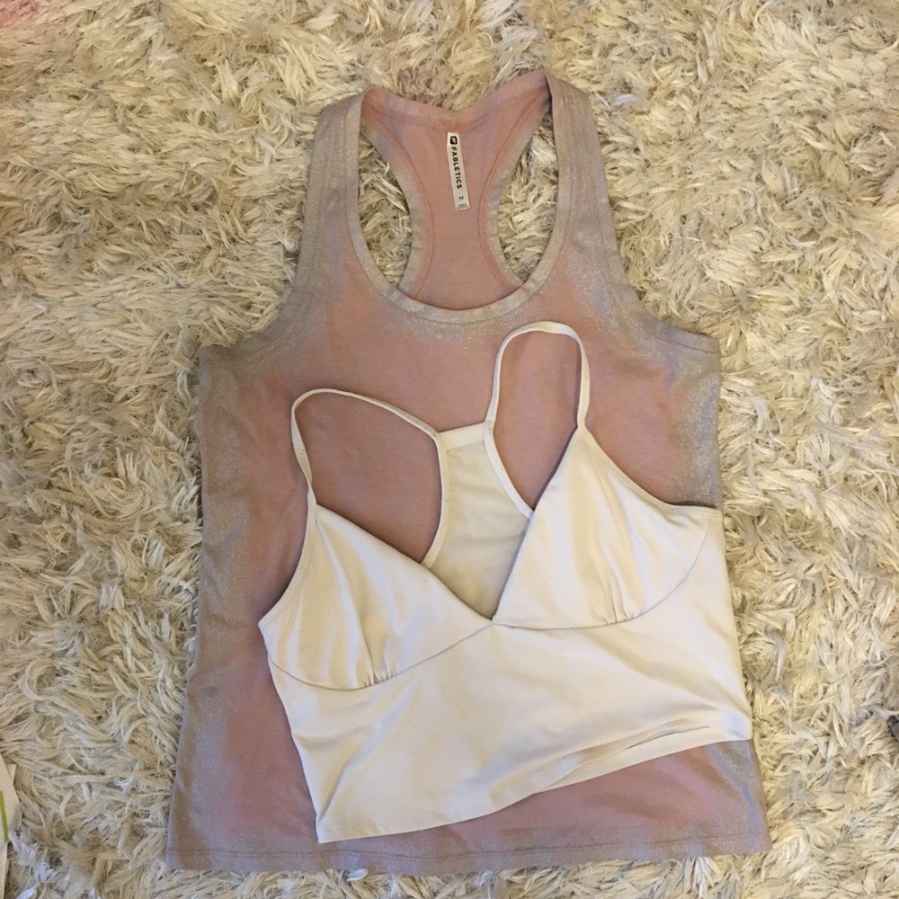 2 FABLETICS workout tops! Wms med - Picture 7 of 15